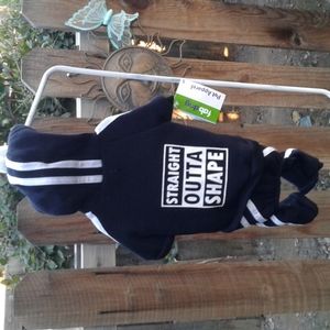 Pets apparel Fab dog new with tags size small black and white